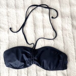 Roxy Swimwear Bikini Top, Dark Blue, Size M